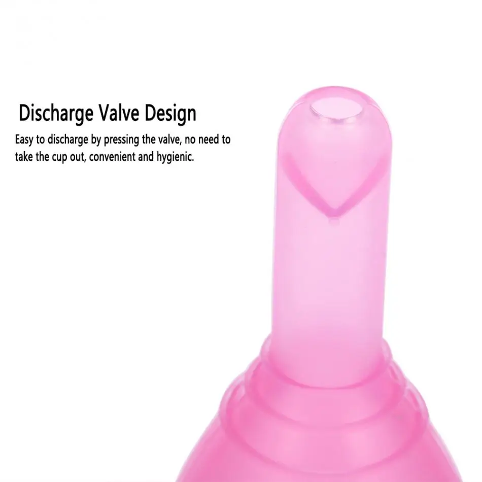 Разгрузочный клапан 1 шт. менструальная чашка многоразовая силиконовая чаша для