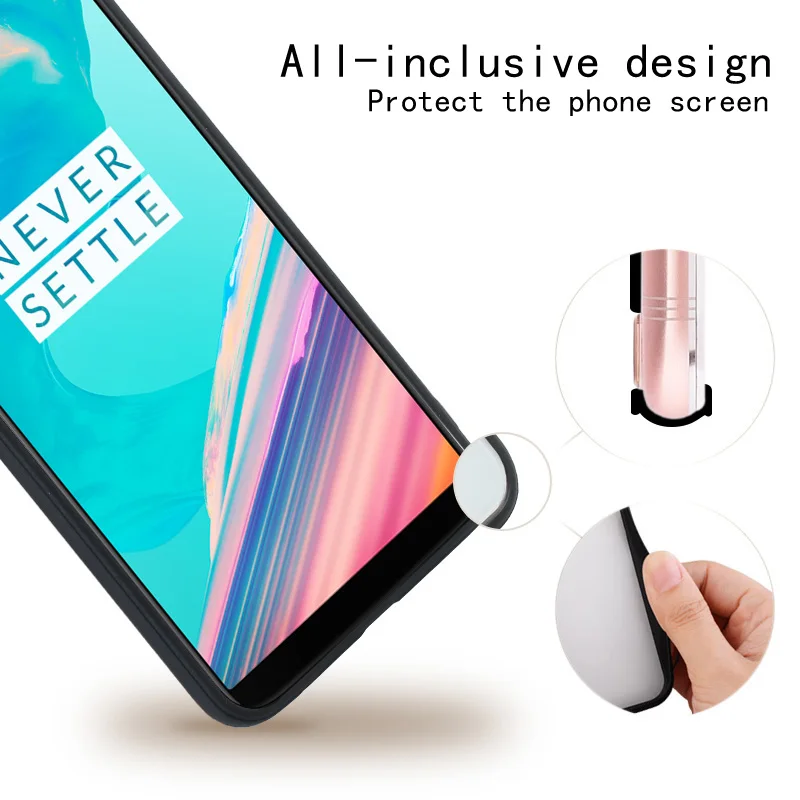 Wangcangli ostrich pattern чехол для мобильного телефона Oneplus 5 т T Чехол все включено мягкий 6 |