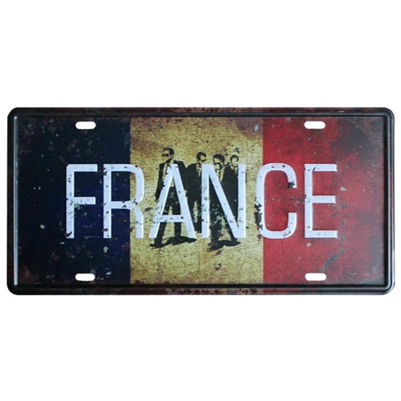 Национальный флаг Франция Австралия автомобильный номерной знак Япония Канада