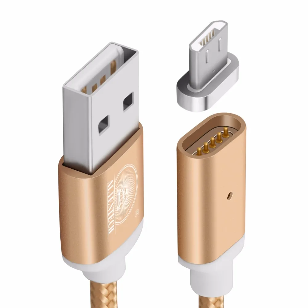 1м 2м 2.4A Быстрая зарядка Магнитная Micro USB кабель Дата синхронизации переходник для зарядного устройства Шнур для Android Samsung S4 S6 S7 Edge LG htc планшеты