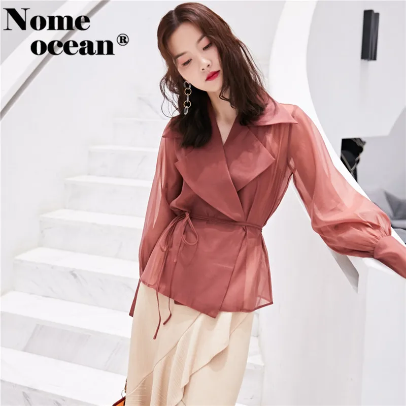 Элегантный марлевый Прозрачный Женский блейзер дизайнерский костюм на бретелях