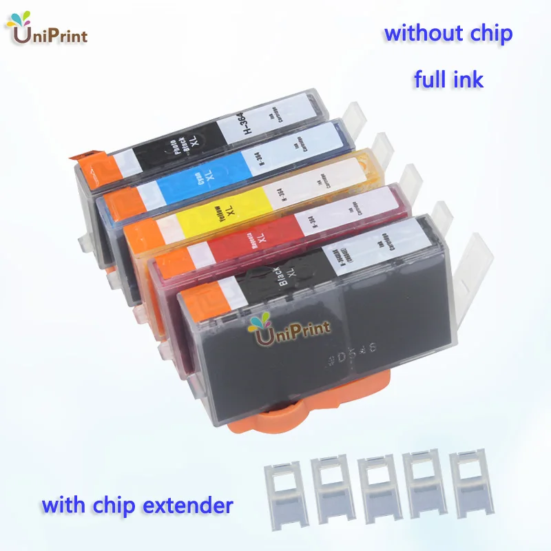 5 шт. совместимый картридж с чернилами для HP 564XL 364 XL 178 C5324 B8550 B8553 C6300 C6380 C5300 D5460 D5463