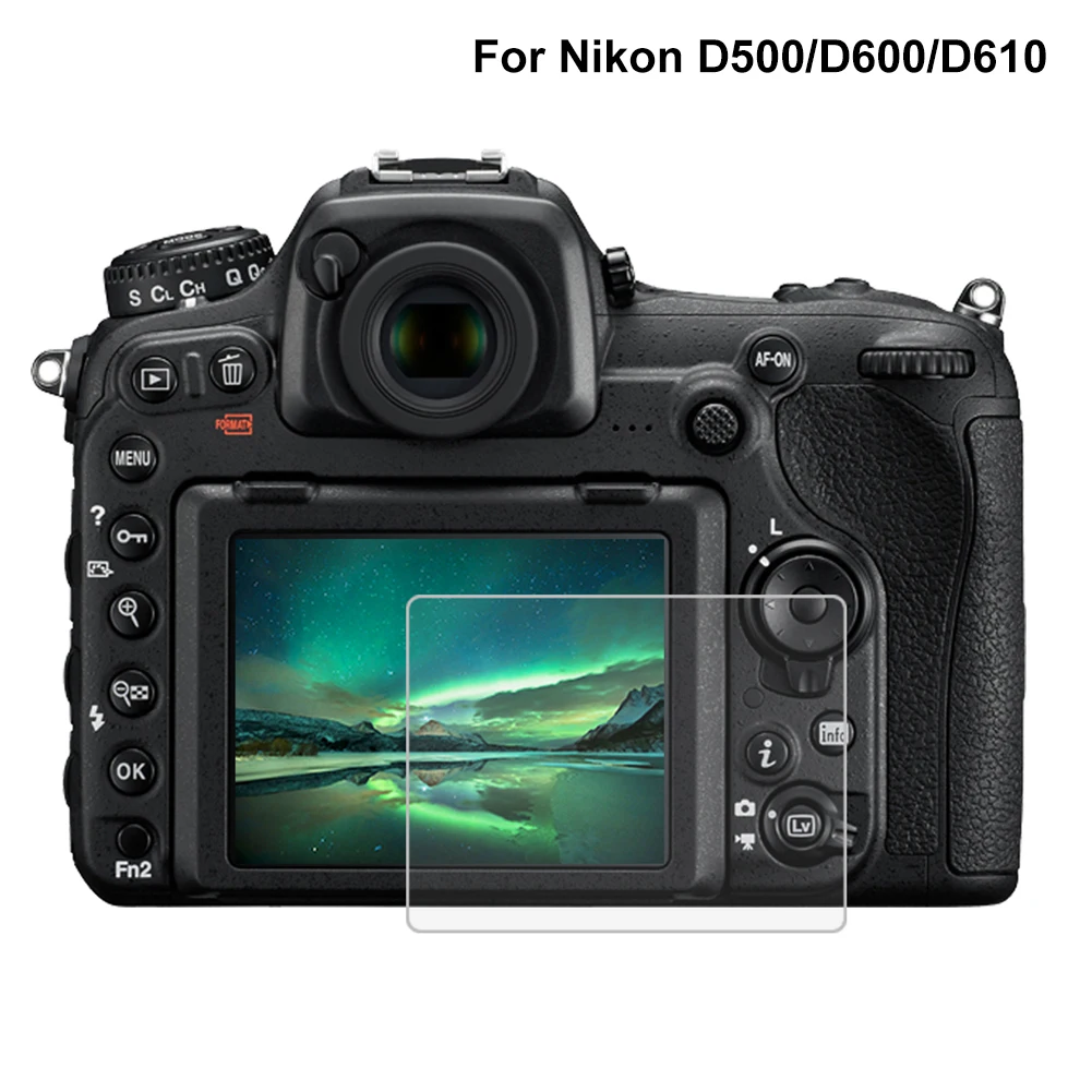 Закаленное оптическое стекло HD lcd ультратонкий 9H защита для экрана камеры Защитная пленка для Nikon D5300 D5500 D7100 D7200 D750 D3200