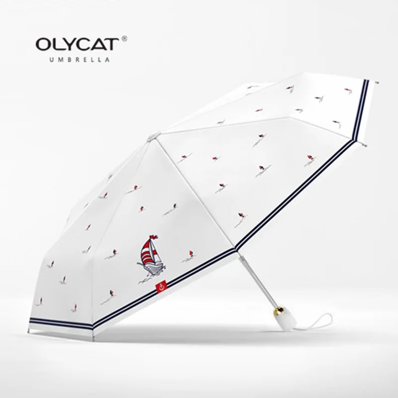 OLYCAT Для женщин зонт автоматический солнцезащитный крем Anti UV зонтик дождь