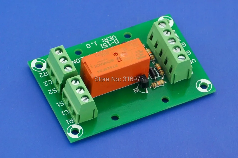 Модуль реле мощности DPDT 8 Amp 24 В постоянного тока RT424F24|tyco power module|latching relay modulebistable