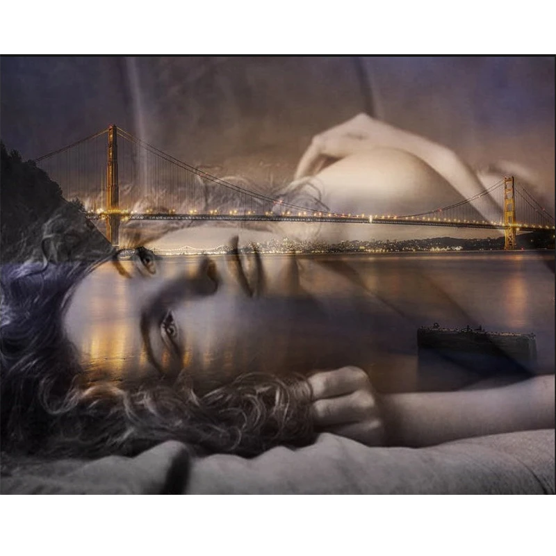 New 5D diamond painting beauty&ampnight scene picture Full Square embroidery mosaic wall sticker cross stitch kit | Дом и сад