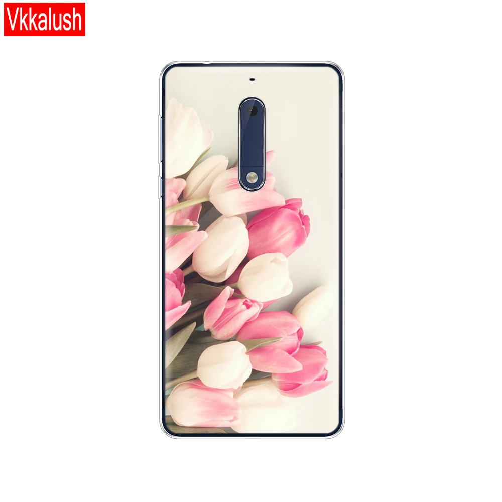 80001 Силиконовый чехол для Nokia 1, 2, 2,1, 3, 3,1, 5, 5,1 Plus,, мягкая задняя крышка из ТПУ, противоударный чехол, бампер, корпус, чехол для телефона - Цвет: 80001