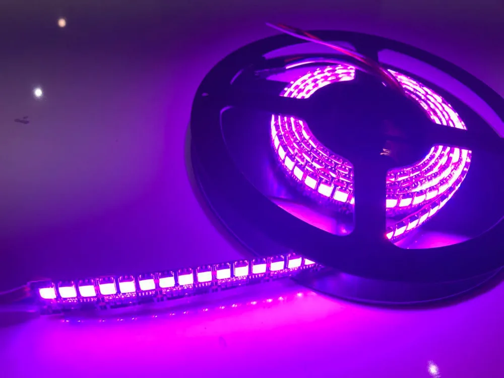 12 В WS2811 144 Светодиодные ленты Light 5050 RGB SMD адресный свет трос лента