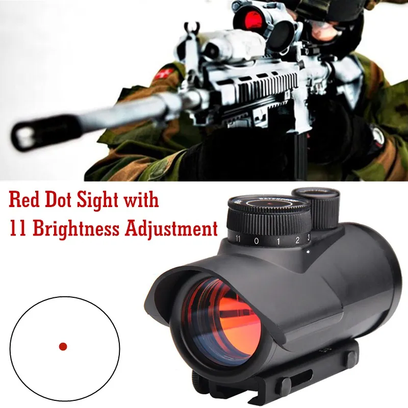 Охота Red Dot лазерный прицел с 11 Яркость регулировки оптический пригодный мм и 20