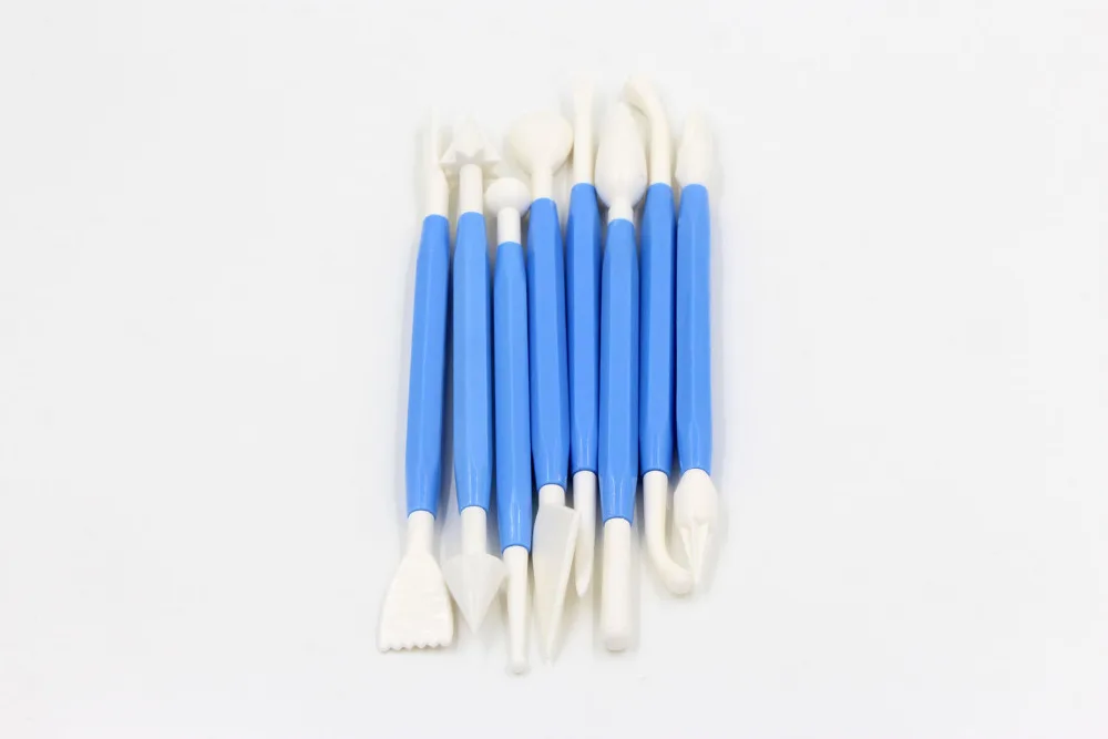 Кухонные аксессуары 8 шт Пластиковые помадные украшения торта цветок