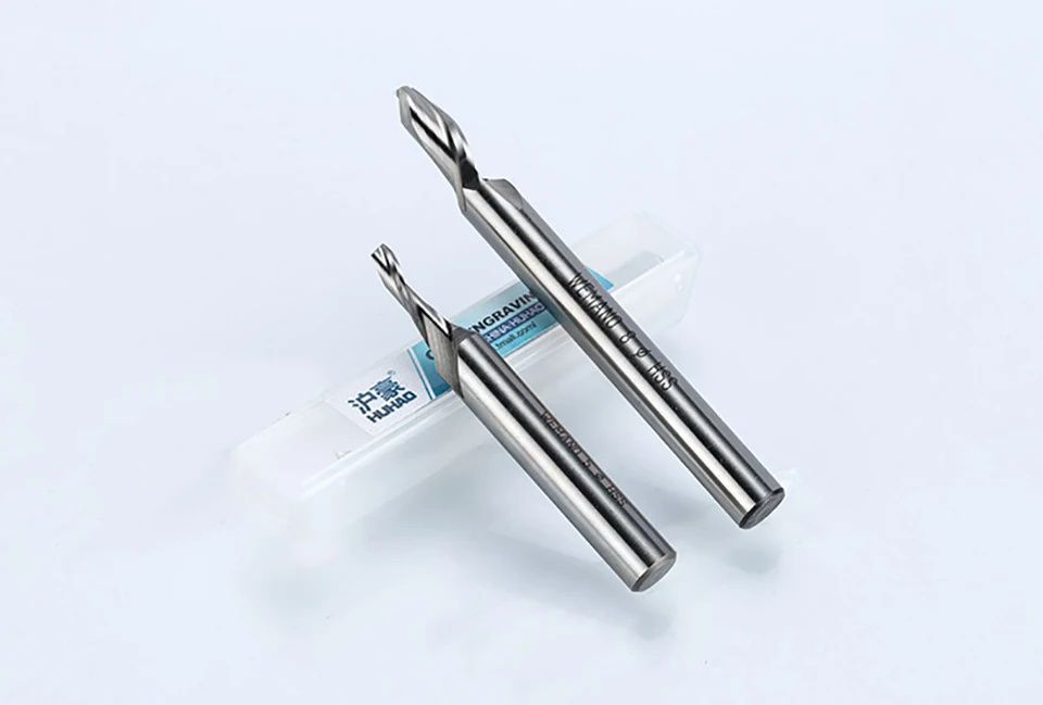 HUHAO 1pc 8mm single Flute High speed Steel cutter for aluminum HSS TOP Quality router bit End mill CNC Milling Cutter
