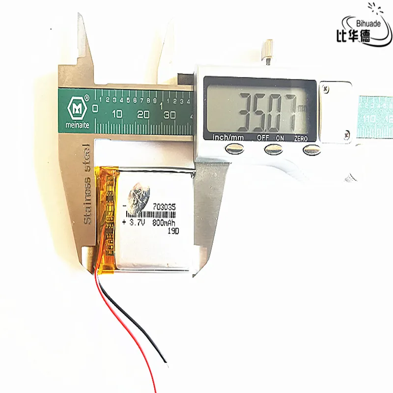 Liter energy battery Good Qulity 3.7V 800mAH 703035 Polymer lithium ion / Li-ion for tablet pc BANK GPS mp3 mp4 | Электроника