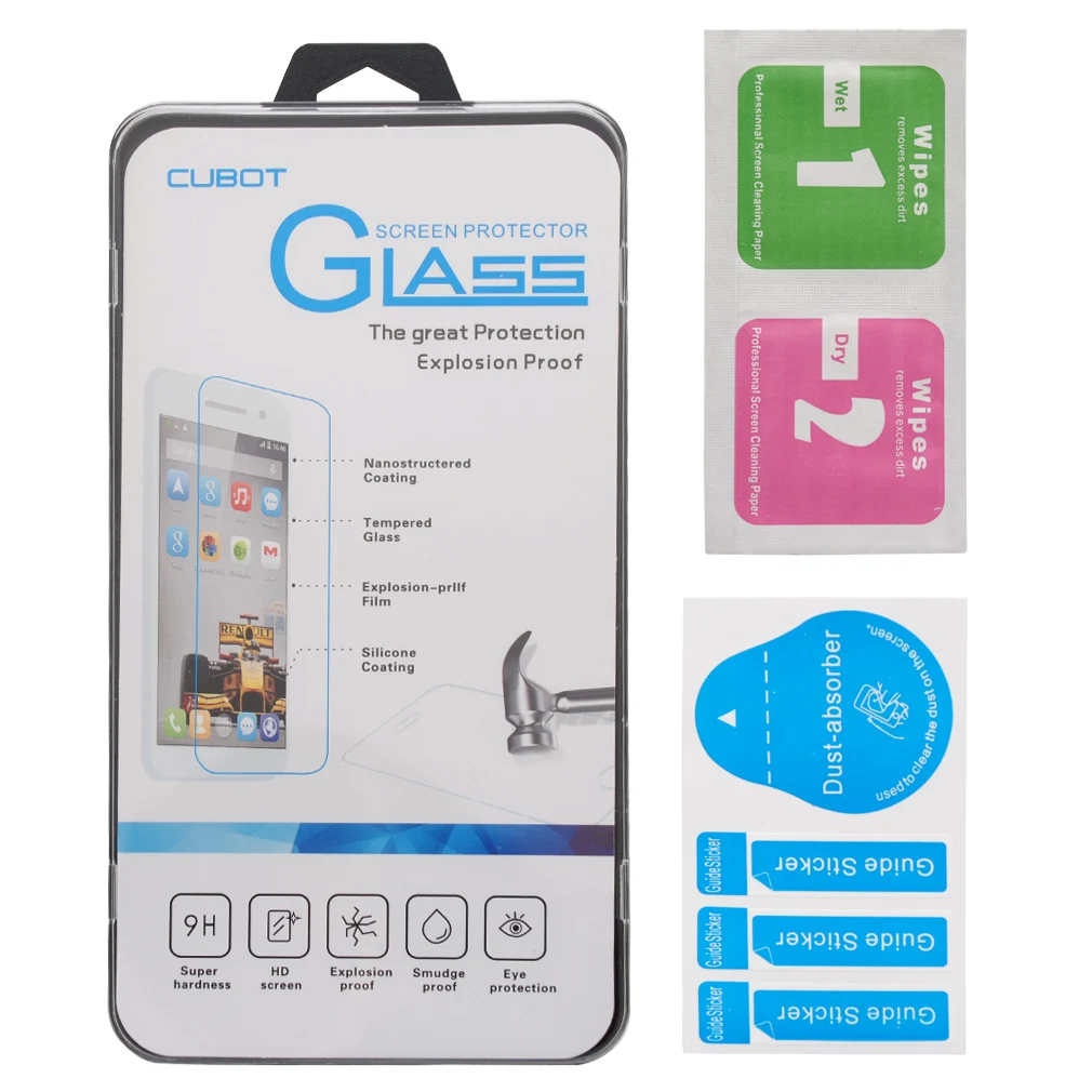 Cubot Note S Original Tempered Glass Screen Protector Protective Film For Cubot Note S Mobile Phone Steel Films 