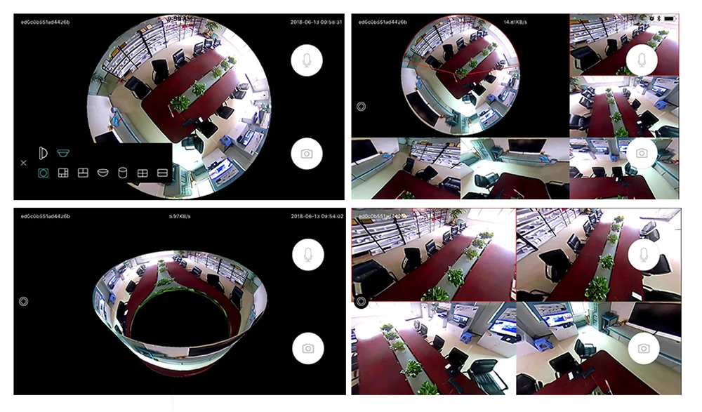 Hebeiros 3MP 1080P Bulb Lamp 360 Degree Fisheye Smart Wifi IP Camera Panoramic P2P Surveillance CCTV Camera