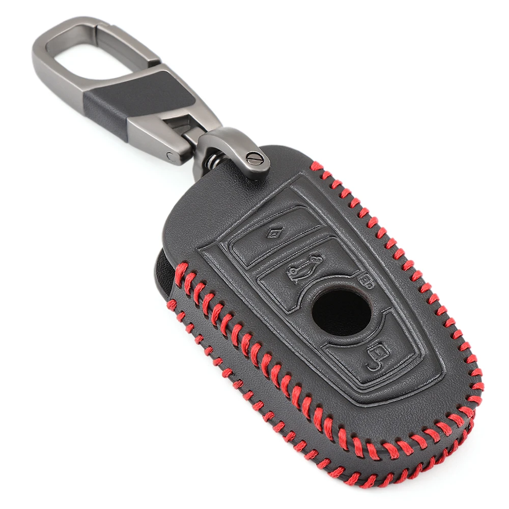 Кожаный чехол для брелка с ключом кошелек оболочка кожаный BMW F10 F20 F30 Z4 X1 X3 X4 M1 M2 M3 E90
