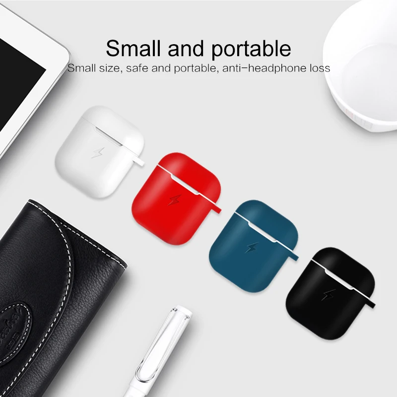 Беспроводное зарядное устройство Qi для Apple Airpods 2 1 беспроводные Bluetooth наушники