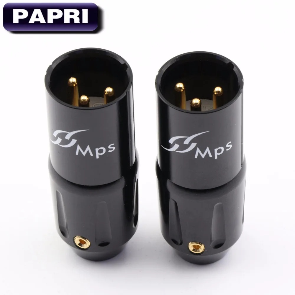 MPS Caesar-W/M высокого класса 3pin Мужской 24 К позолоченный Женский XLR Мужской разъем баланс разъем микрофон аудио разъем