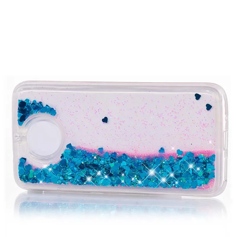 Soft Glitter Dynamic Liqued Quicksand Phone Case For Motorola Moto G5s Plus Siicone E5 Play Back Cover |