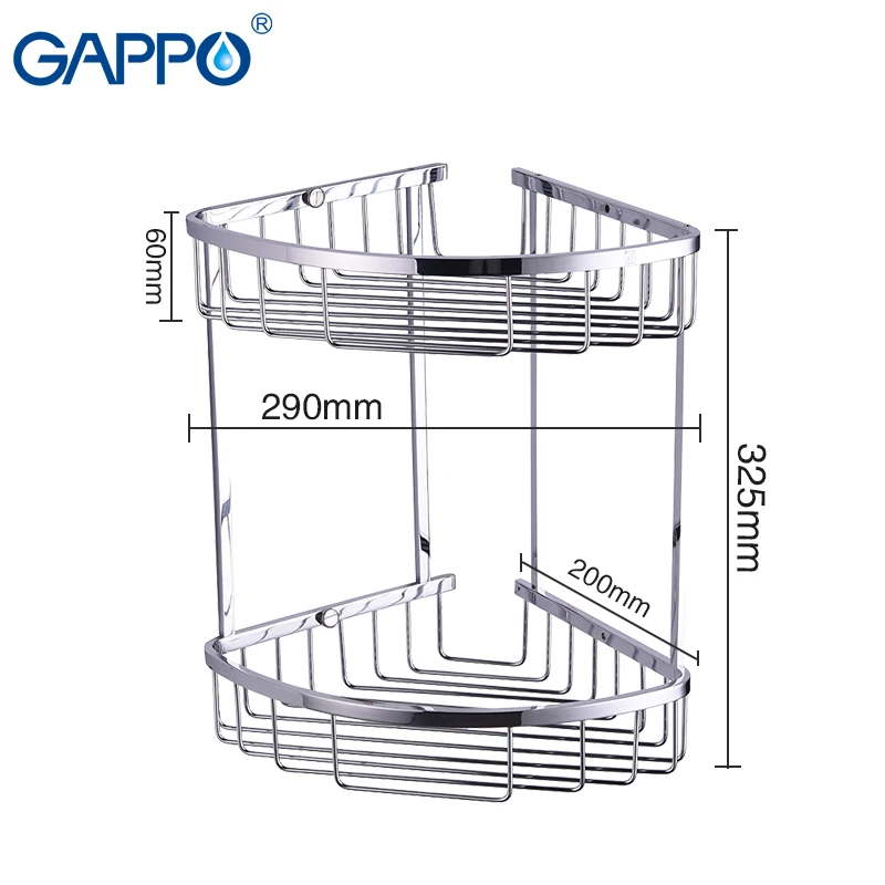 Полки для ванной комнаты GAPPO держатель полка хранения настенное крепление