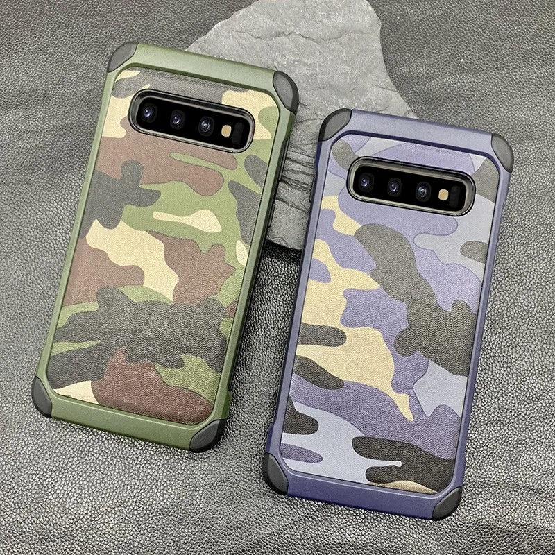 Для Samsung S7 Чехол ударопрочный ТПУ и Жесткий ПК камуфляж Броня чехол для Galaxy Edge S8 S9