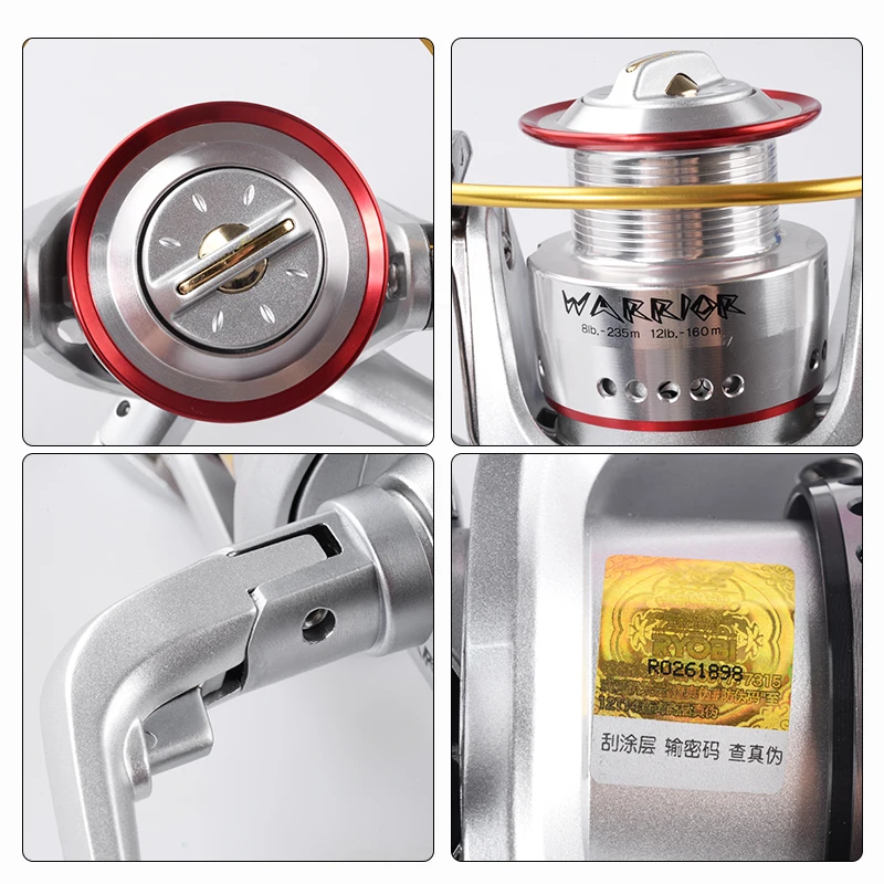 100% оригинальная рыболовная спиннинговая катушка RYOBI WARRIOR SI 1000 ~ 4000 6000/8000 5 0 6 + 1BB