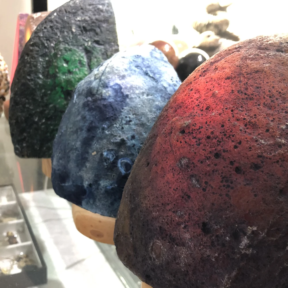 Натуральный агат Geode ночник окрашенный минеральный камень Geode Druzy Агат ломтик светодиодный ночник настольная лампа Рождественское украшение