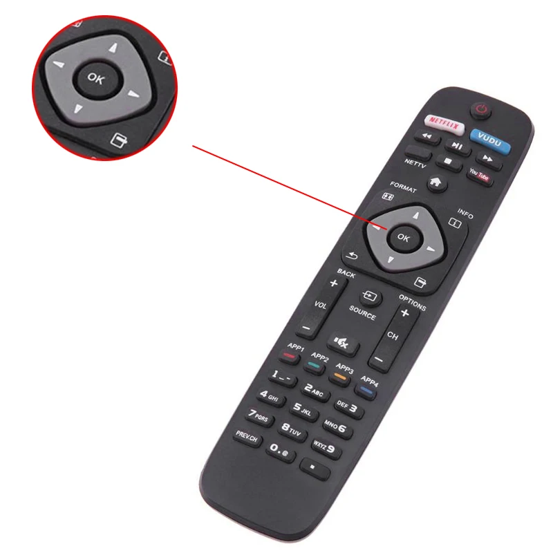 Запасной пульт дистанционного управления Phi 958 2 в 1 для телевизоров Philips и Blu Ray Dvd