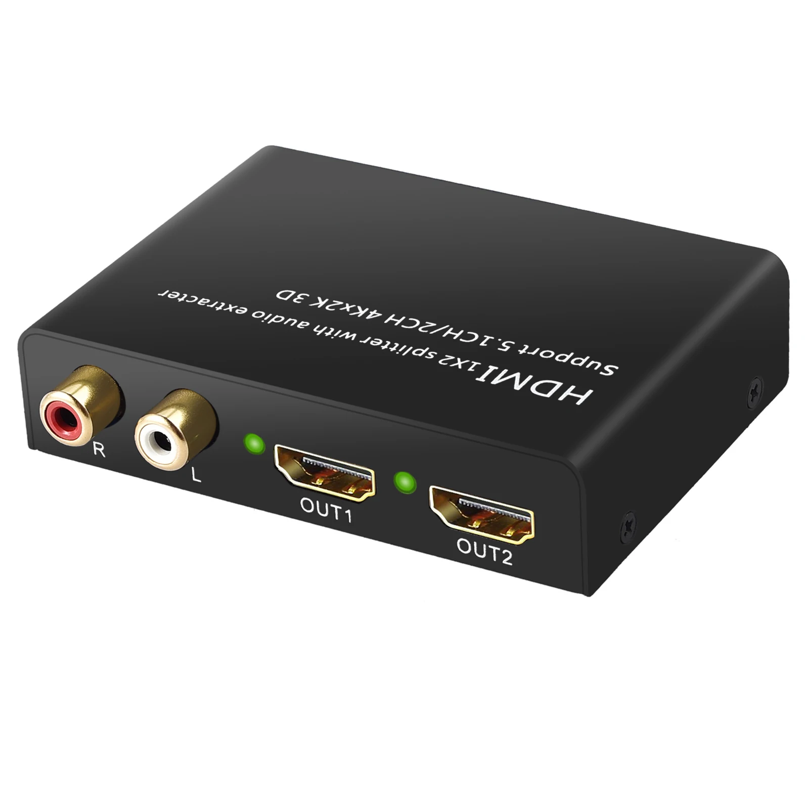 Proster 4K HDMI аудио экстрактор с 2 способами HDMI сплиттер цифро-аналоговый стерео R/L аудио экстрактор DAC оптический SPDIF Toslink