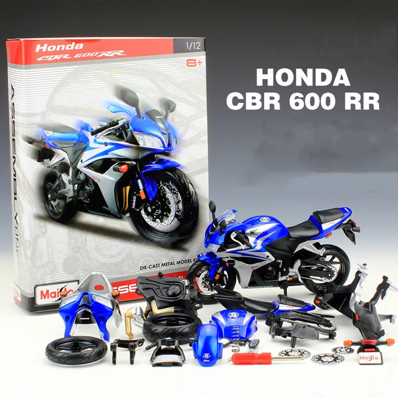 Maisto 1:12 игрушки для мотоциклов CBR600RR моделирование двигателя автомобиля DIY Модели Строительные наборы детские игрушки