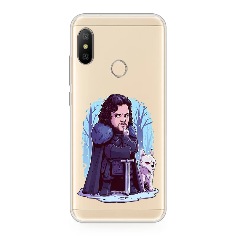 ciciber Phone Case for Xiaomi Redmi Note 7 6 5 5A 4 4X 3 Pro Soft Back Cover S2 5Plus 6A 4A 3S Y1 Lite Game Thrones |