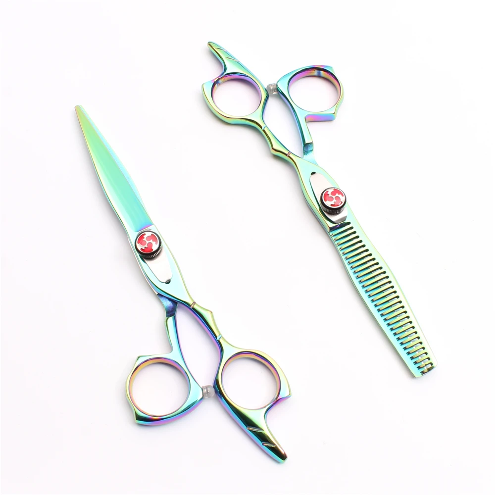 1 пара профессиональные ножницы для парикмахерских 6 дюймов 17 5 см|scissors for