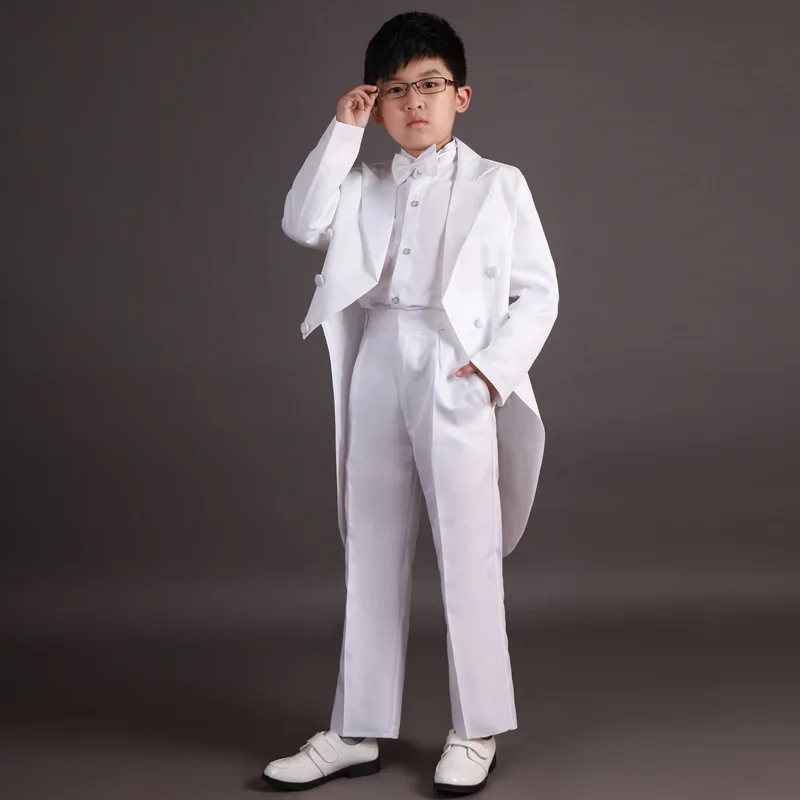 2018 Детский костюм-смокинг для мальчиков костюмы джазового танца магического шоу