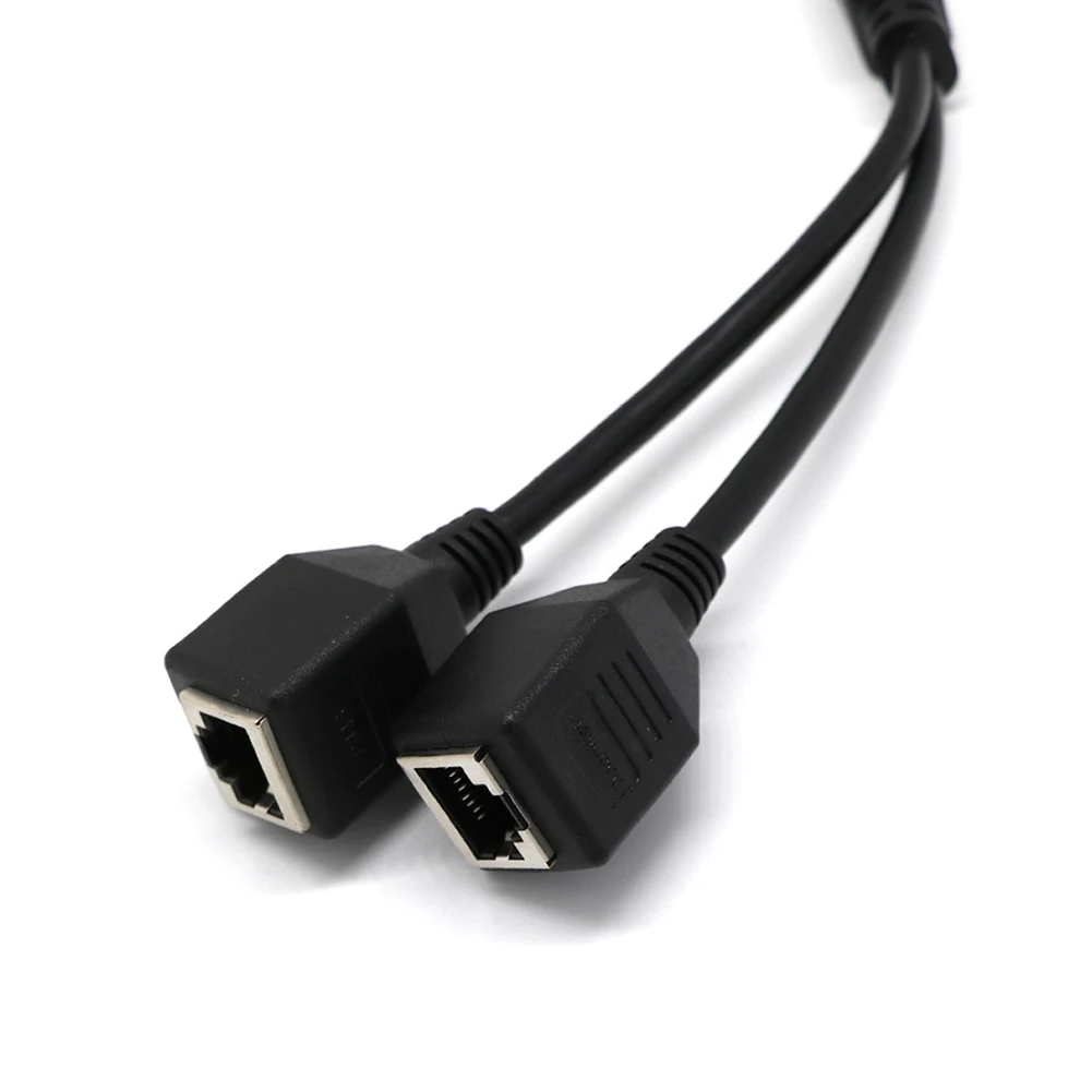 Разветвитель сети Ethernet с 1 штекера на 2 гнезда сетевой разветвитель портами RJ45