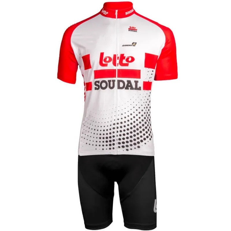 pro team lotto soudal, цельная велосипедная майка, облегающие костюмы, велосипедные боди, MTB Ropa Ciclismo, велосипедная speedsuit, Майо, гелевая подкладка - Цвет: whitem