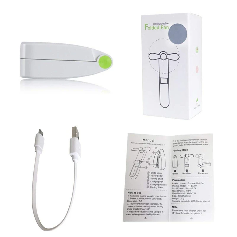 Мини ручной вентилятор портативный маленький Персональный мини Usb