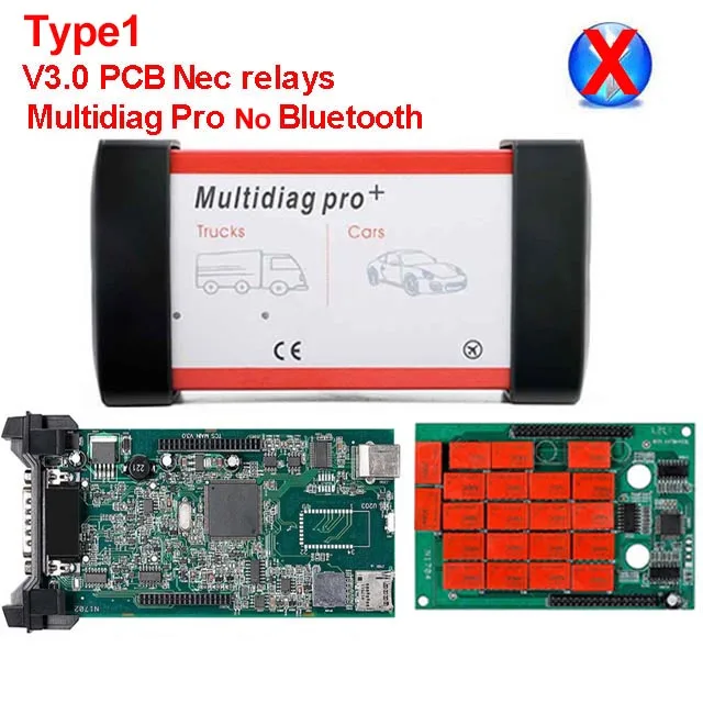 5 шт./лот Multidiag Pro as CDP TCS bluetooth,00 keygn программное обеспечение для автомобилей грузовиков OBD2 автоматический сканер OBDII диагностический инструмент - Цвет: Multidiag pro NO BT