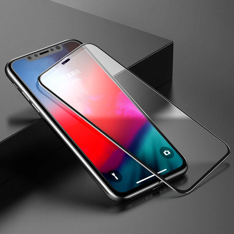 Baseus US 0 3 мм Полное покрытие закаленное стекло для iPhone Xs Max XR 2018 защита экрана