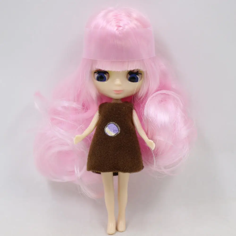 Ледяная Обнаженная мини кукла Blyth 9 видов стиля, одежда случайный BJD - Цвет: nude doll