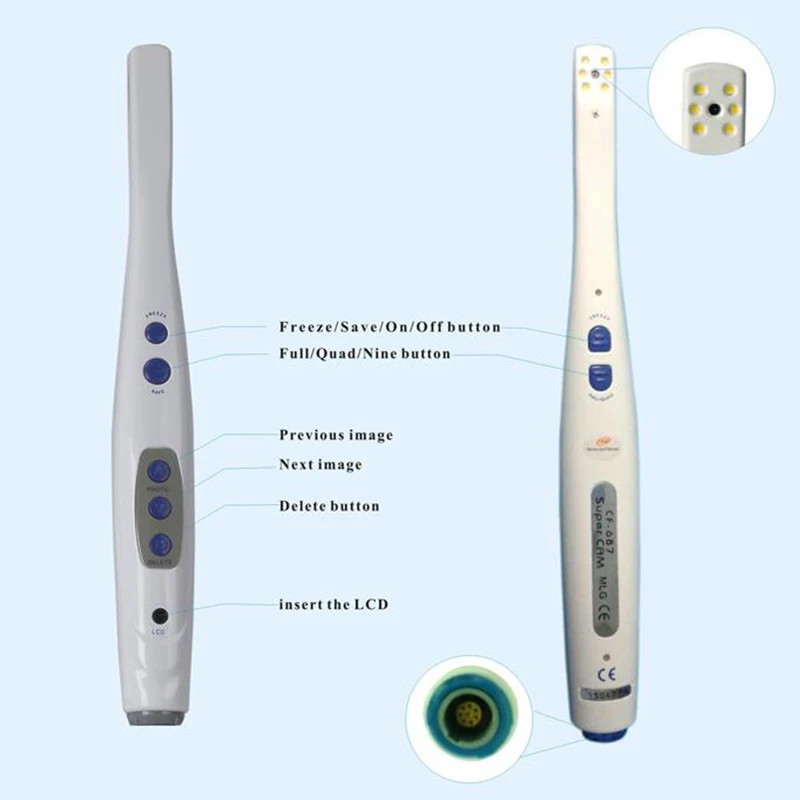 TDOUBEAUTY HD Стоматологическая Интраоральная Камера M 978 (2 в 1)+ автономные 17 дюймовый