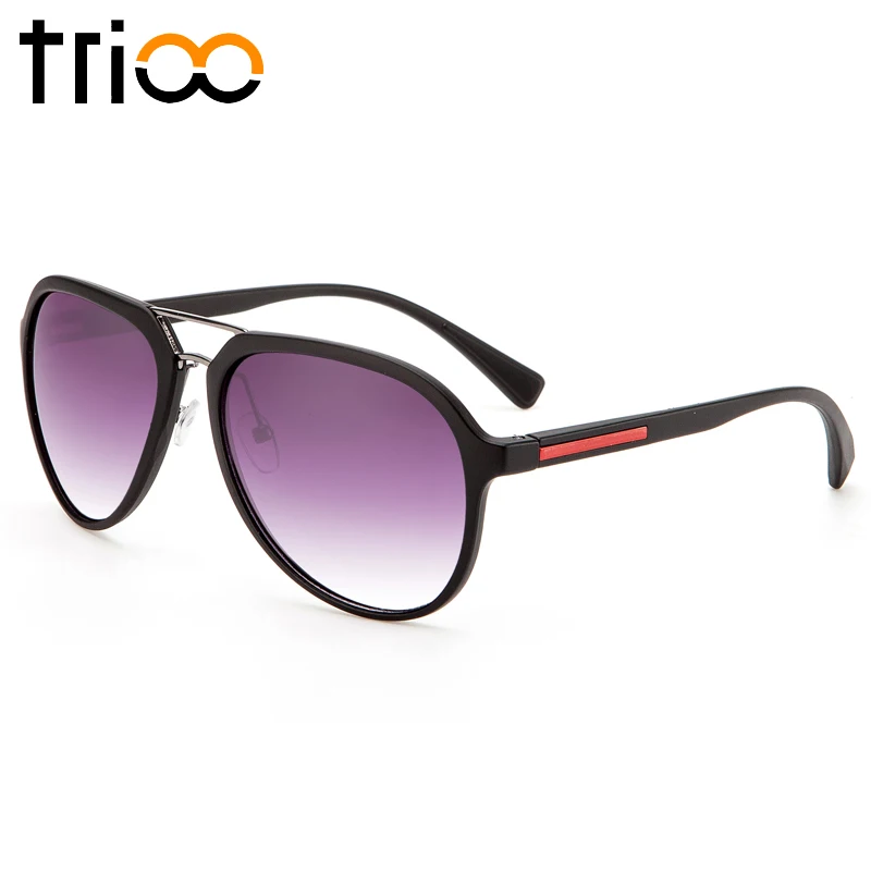 TRIOO Простые солнцезащитные очки классные матовые мужские Gafas de sol высокое