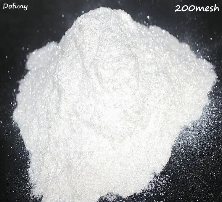 СУПЕРБЕЛАЯ перламутровая пудра блестящая для ногтевого дизайна теней век сделай