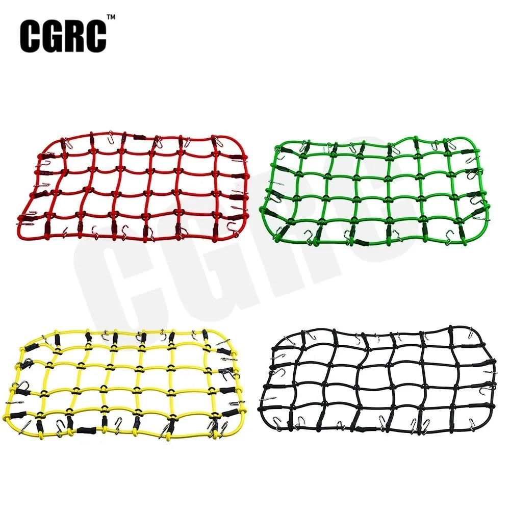 Многоцветная нейлоновая веревка, багажная сетка для 1/10 RC гусеничная машина TRX4 Defender Bronco RC4WD D90 D110 осевая Scx10 90046