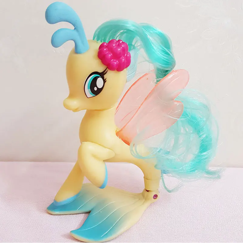 7 My Little Pony пластиковая игрушка Русалка Сумеречная Искорка Радуга Дэш Пинки Пай аниме куклы игрушки для детей подарок - Цвет: 7