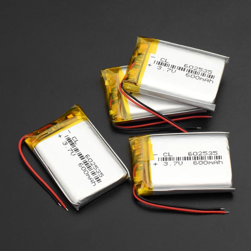 3 7 V 600mAh перезаряжаемый литий полимерный ионный аккумулятор для наушников MP3 psp
