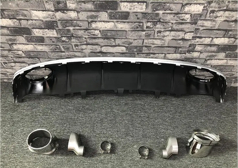 Губа заднего бампера автомобиля ABS Автомобильный задний диффузор наконечники