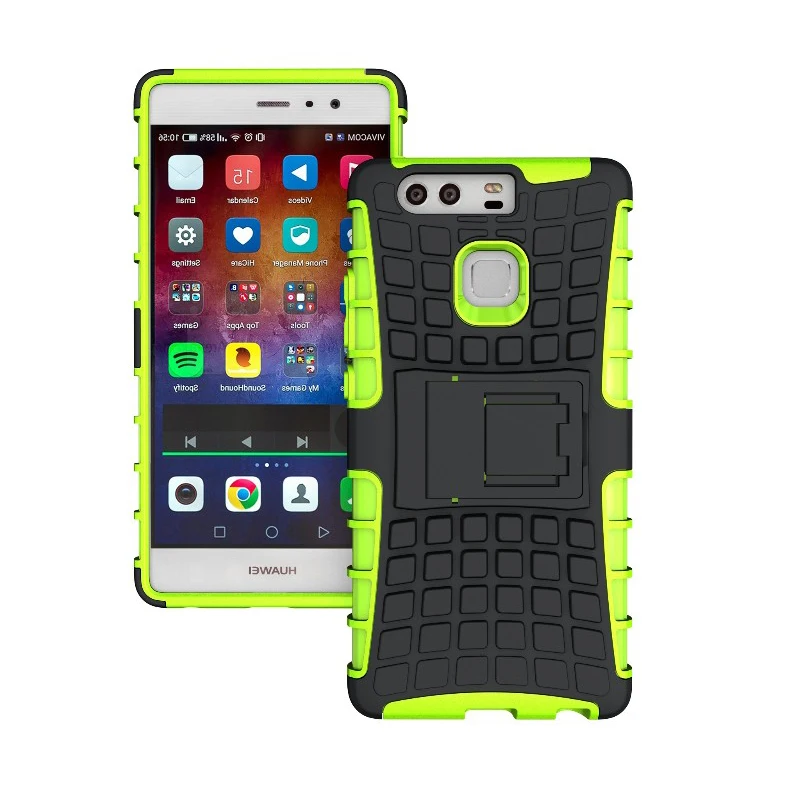 Для Huawei Honor 5X GR5 P8 P9 Lite Heavy Duty Броня ударопрочный Мягкий Силиконовый Телефон Case