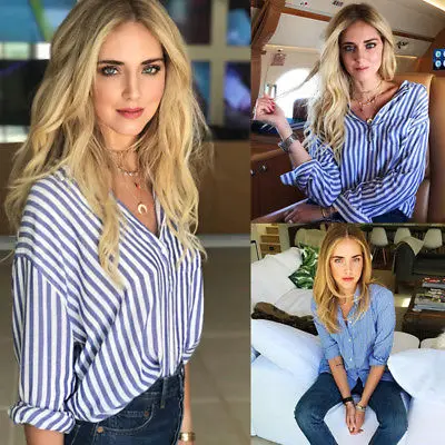 Новинка 2017 модная женская Повседневная винтажная блузка с длинным рукавом