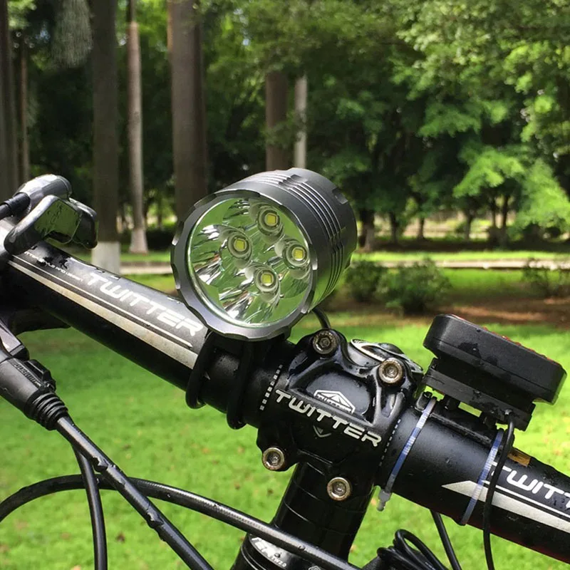 4 светодиодный 5200LM CREE XM L T6 велосипедный светильник Аксессуары для велосипеда