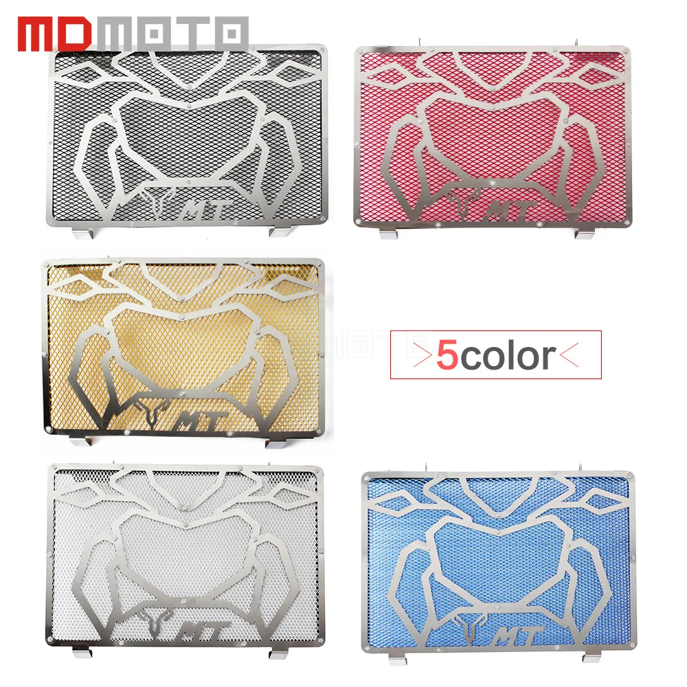 

MT-09 FZ-09 MDMOTO accessories CNC Motorcycle Radiator Guard Grill Grille Cover For Yamaha MT09 MT 09 FZ09 FZ 09 2014-2017