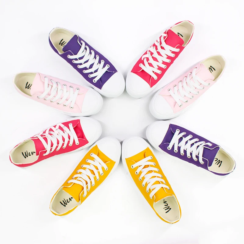 Женские и мужские кроссовки Wen повседневные парусиновые с низким верхом